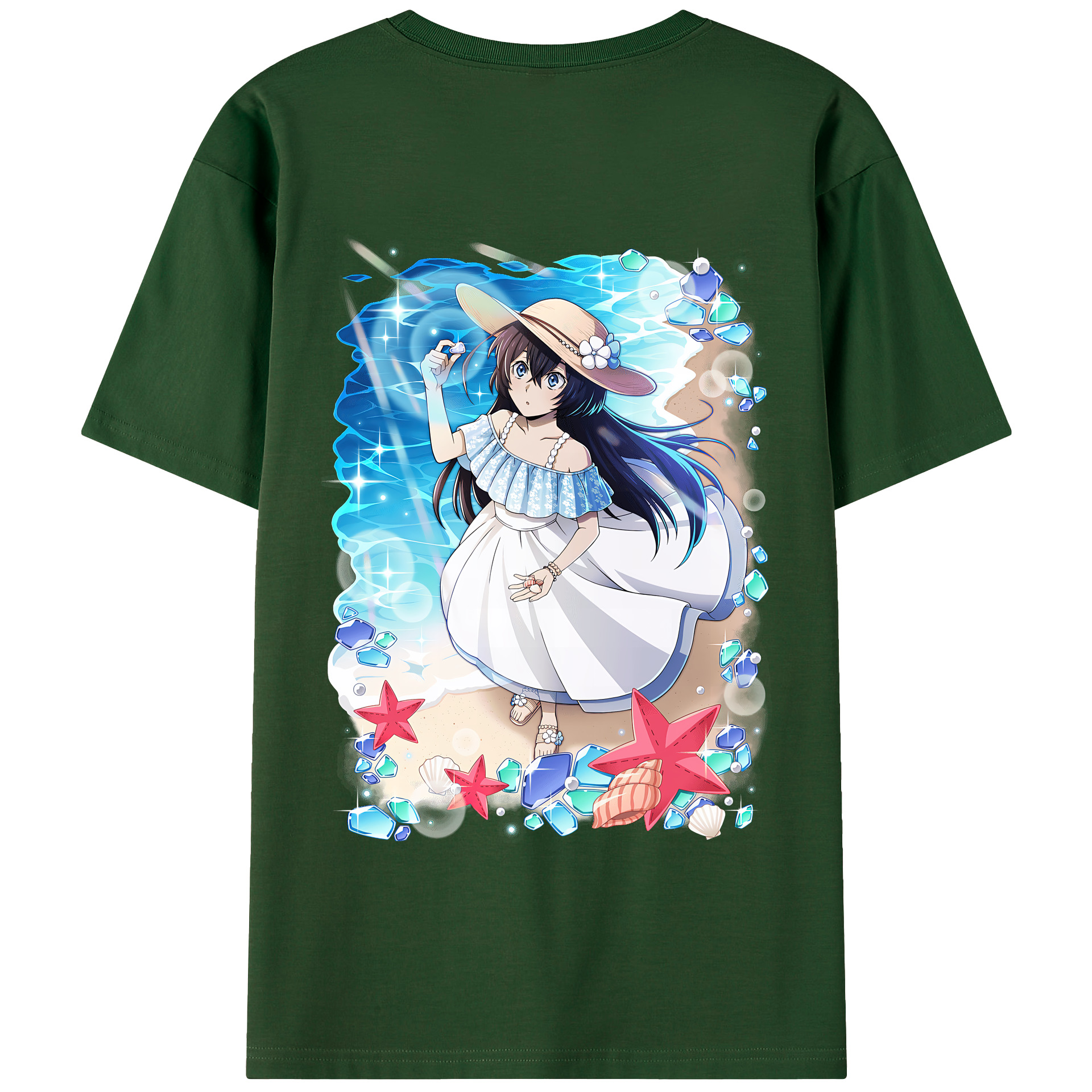 （画像用） 文豪ストレイドッグス Bungo Stray Dogs 綿100％半袖Tシャツ（背面プリント）